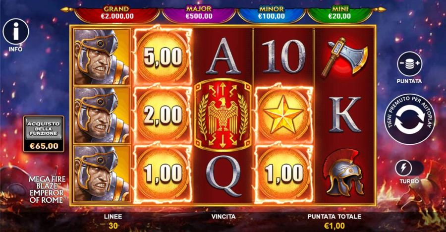 Mega Fire Blaze Emperor Of Rome Simboli - -