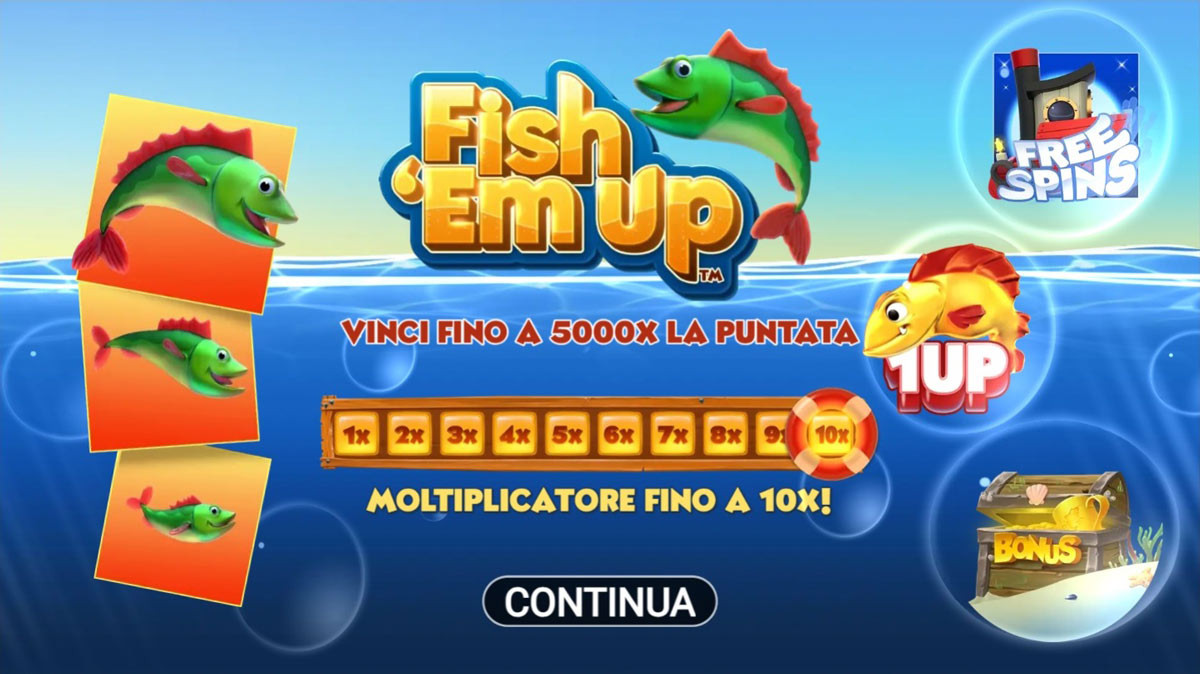 Fish Em Up Schermata Iniziale - -