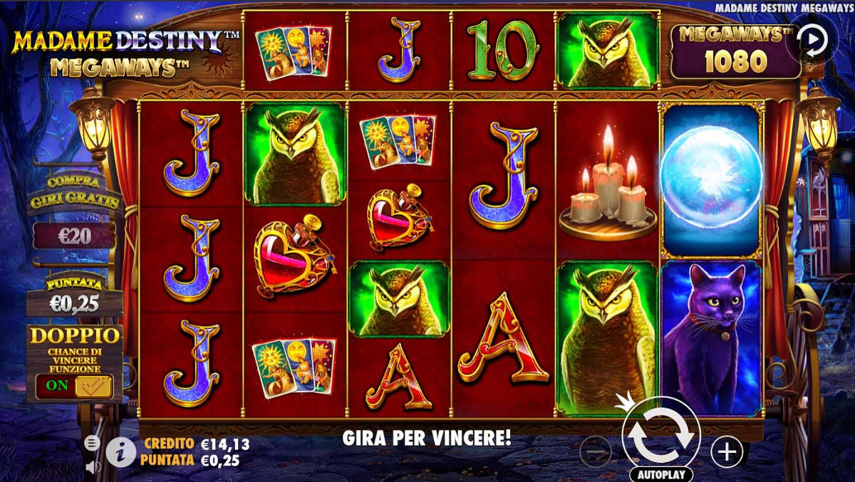 Madame Destiny Megaways Simboli - -