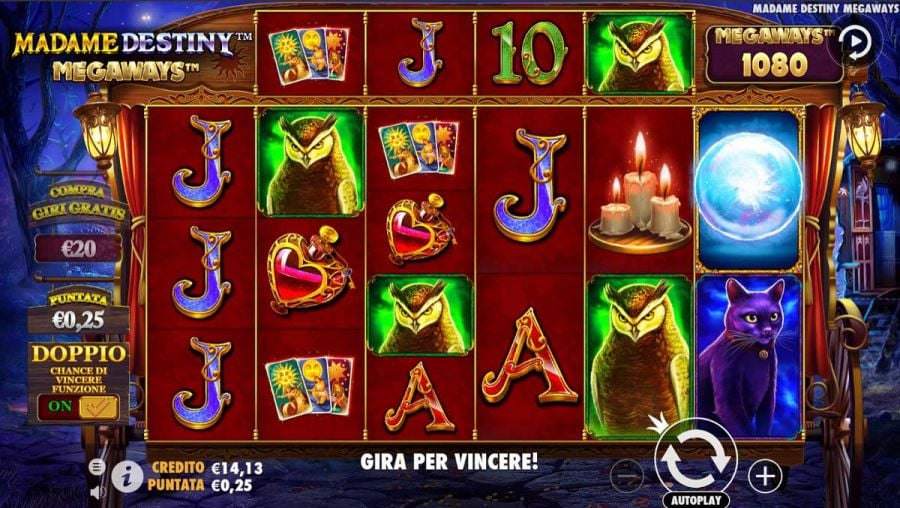 Madame Destiny Megaways Simboli - -