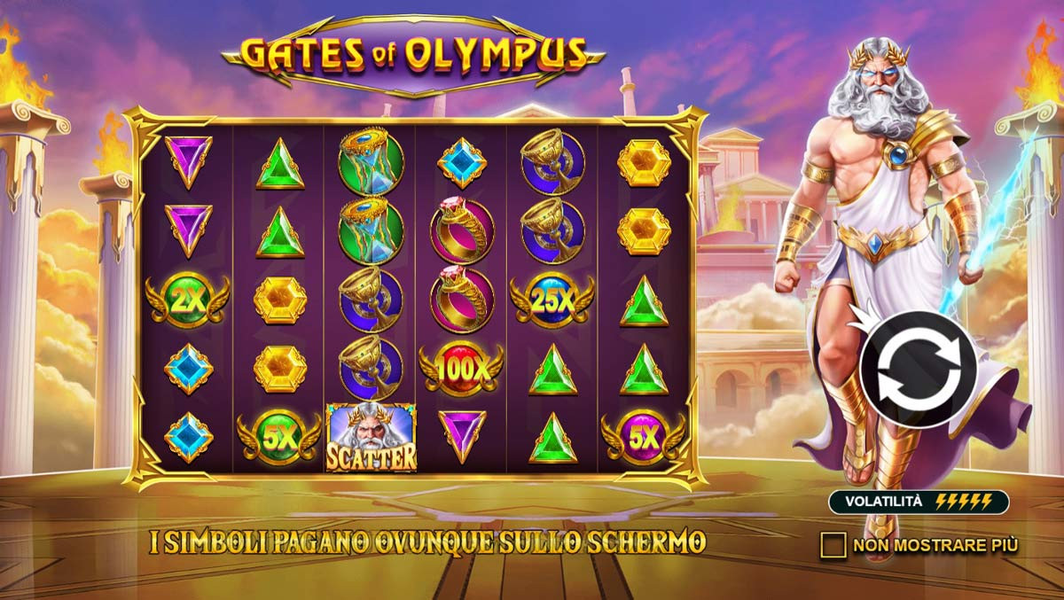Gates Of Olympus Schermata Iniziale - -