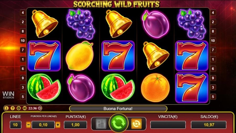 Scorching Wild Fruits Simboli - -