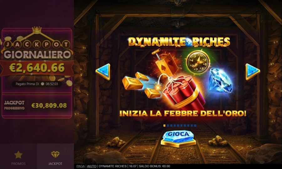 Dynamite Riches Schermata Iniziale - -
