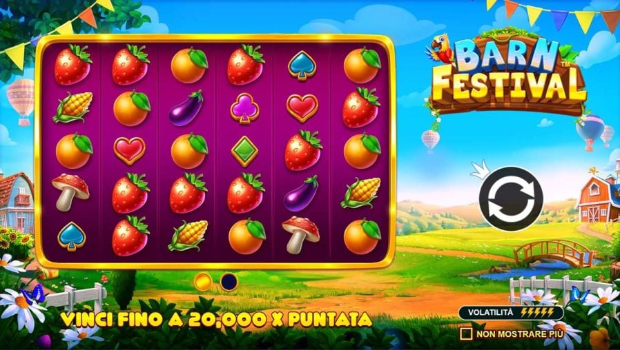 Barn Festival Schermata Iniziale - -