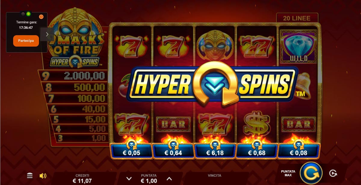 9 Masks Of Fire Hyperspins Schermata Iniziale - -
