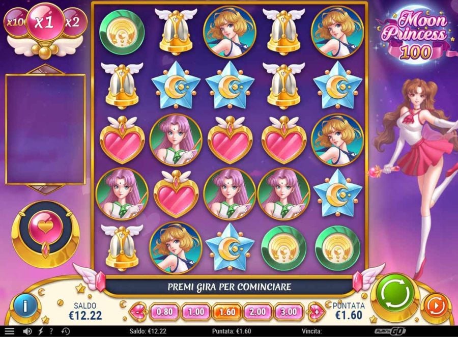 Moon Princess 100 Simboli - -