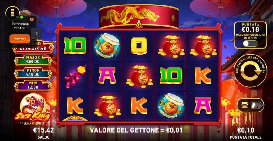 Lunar Link Sky King Simboli - -