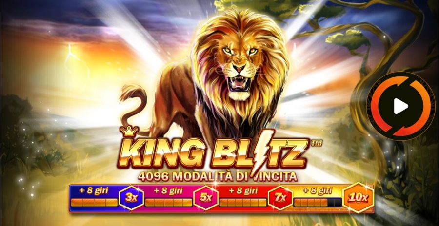 King Blitz Schermata Iniziale - -