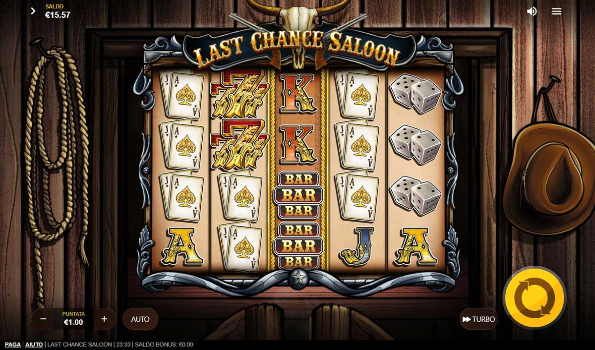 Last Chance Saloon Simboli - -