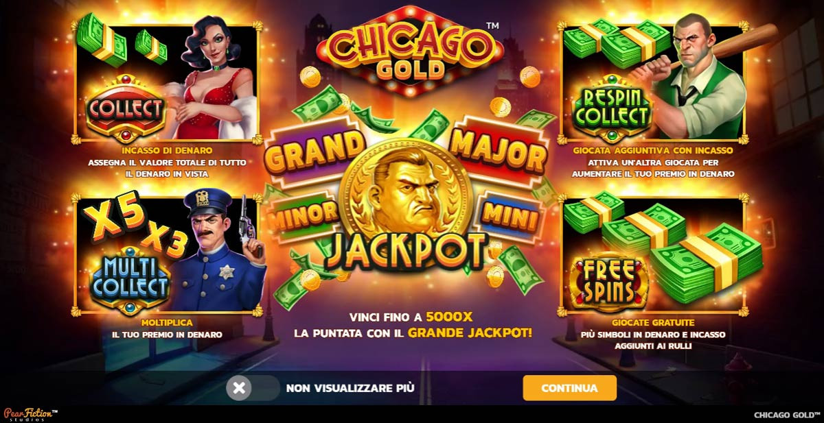 Chicago Gold Schermata Iniziale - -