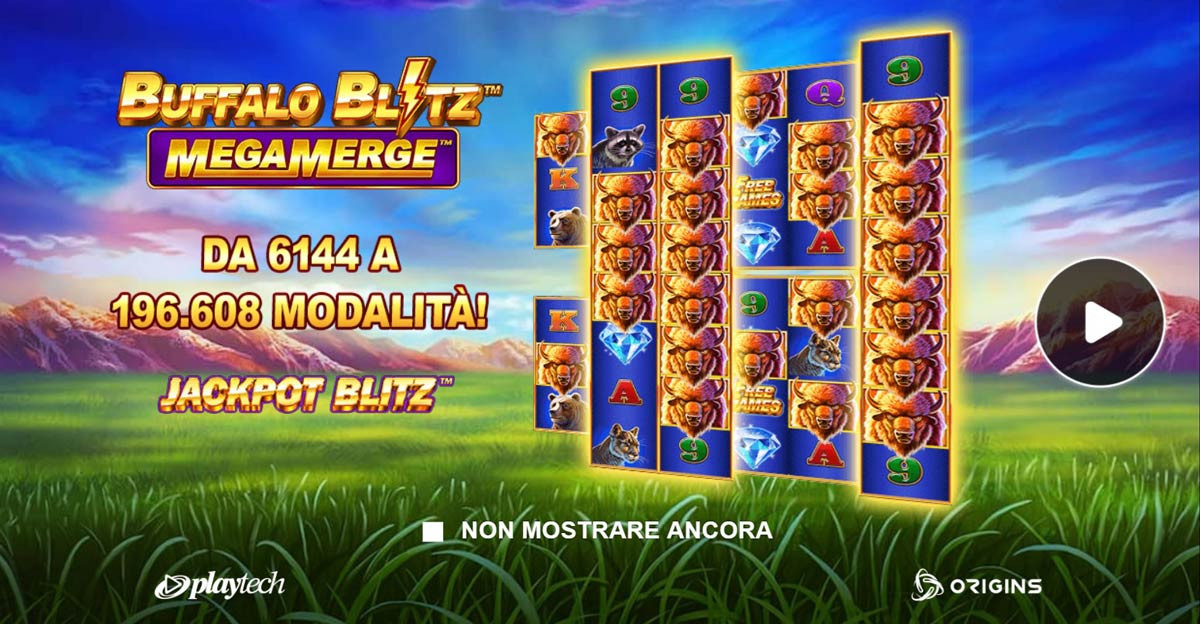 Buffalo Blitz Mega Merge Schermata Iniziale - -