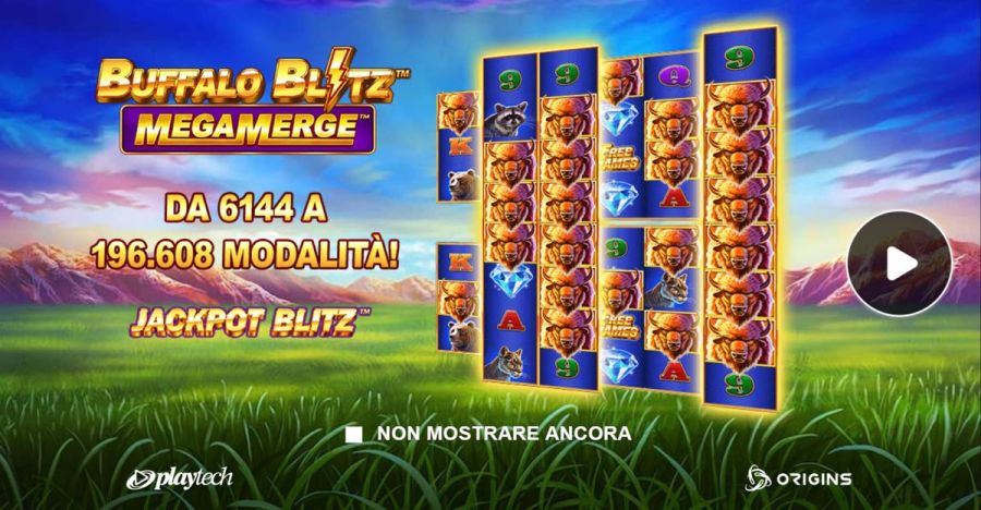 Buffalo Blitz Mega Merge Schermata Iniziale - -