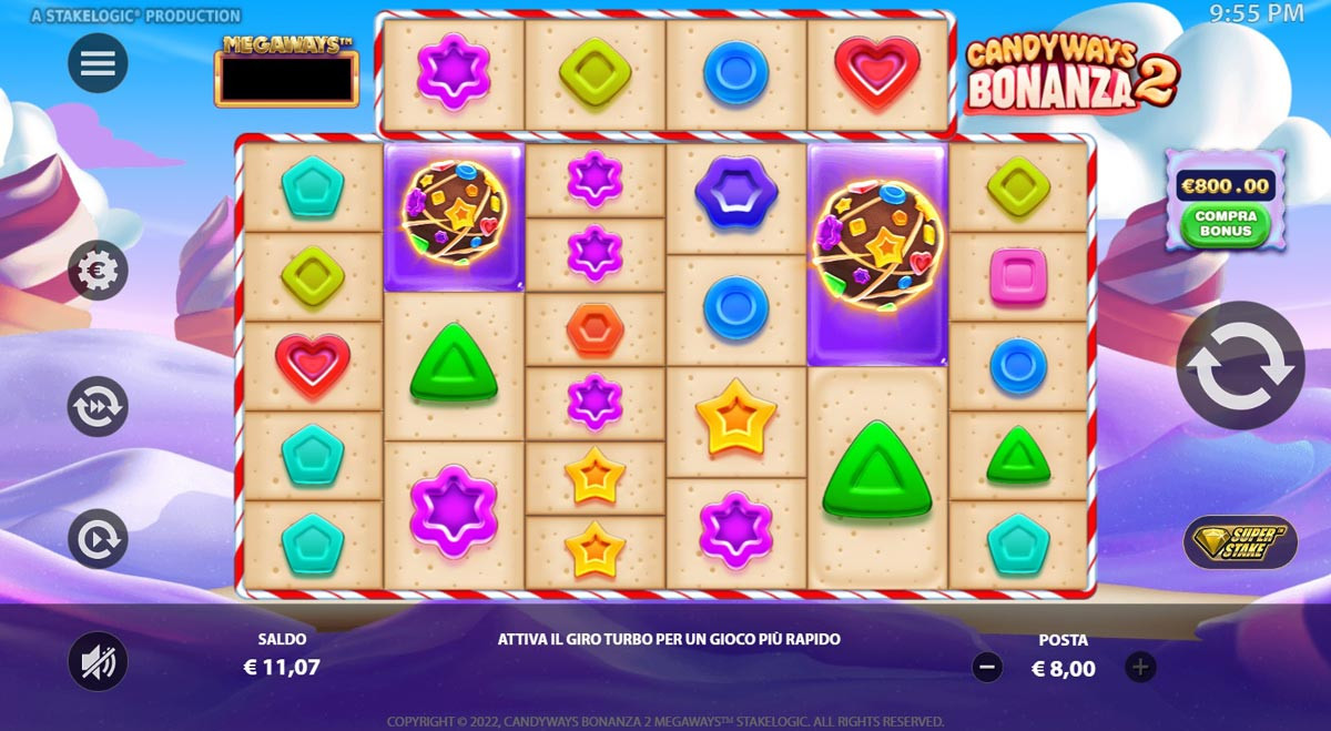 Candyways Bonanza 2 Megaways Simboli - -