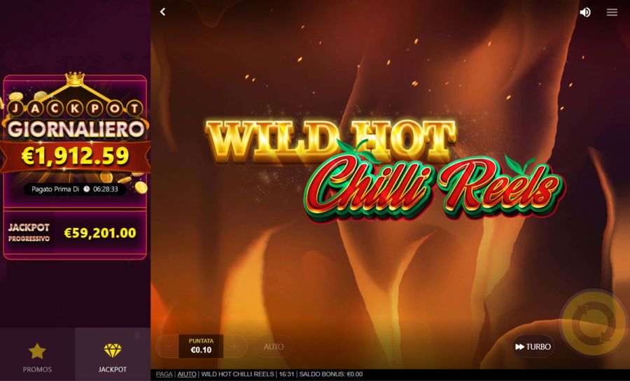 Wild Hot Chilli Reels Schermata Iniziale - -