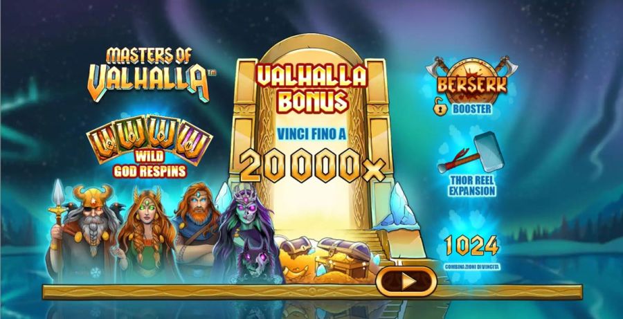 Masters Of Valhalla Schermata Iniziale - -