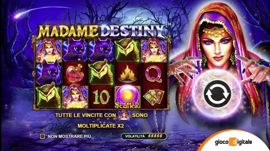 Madame Destiny schermata iniziale - -