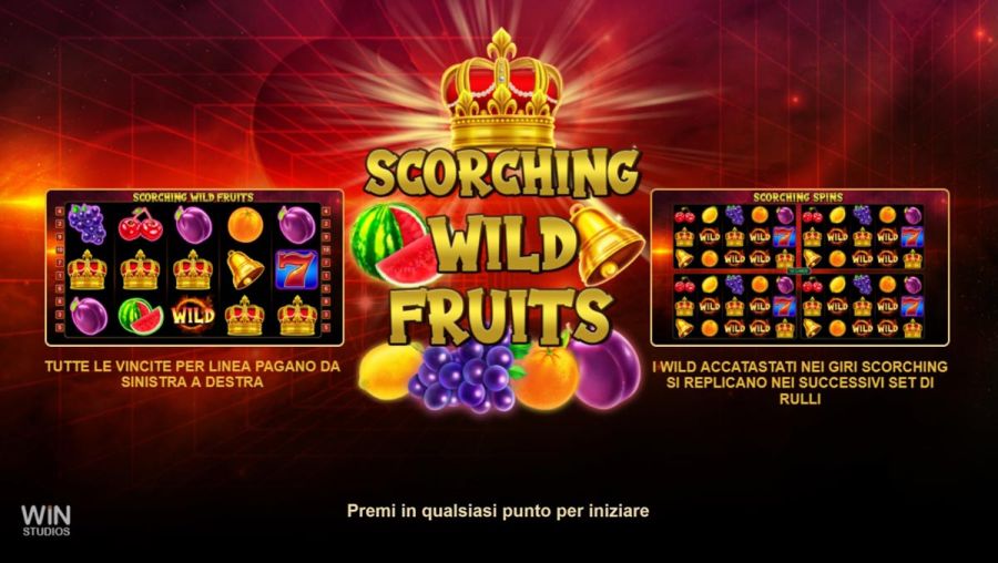 Scorching Wild Fruits Schermata Iniziale - -