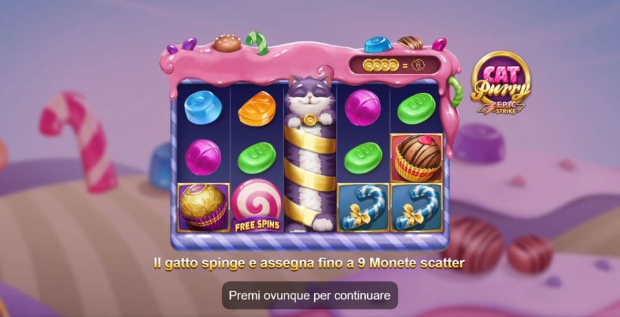 Cat Purry Schermata Iniziale - -