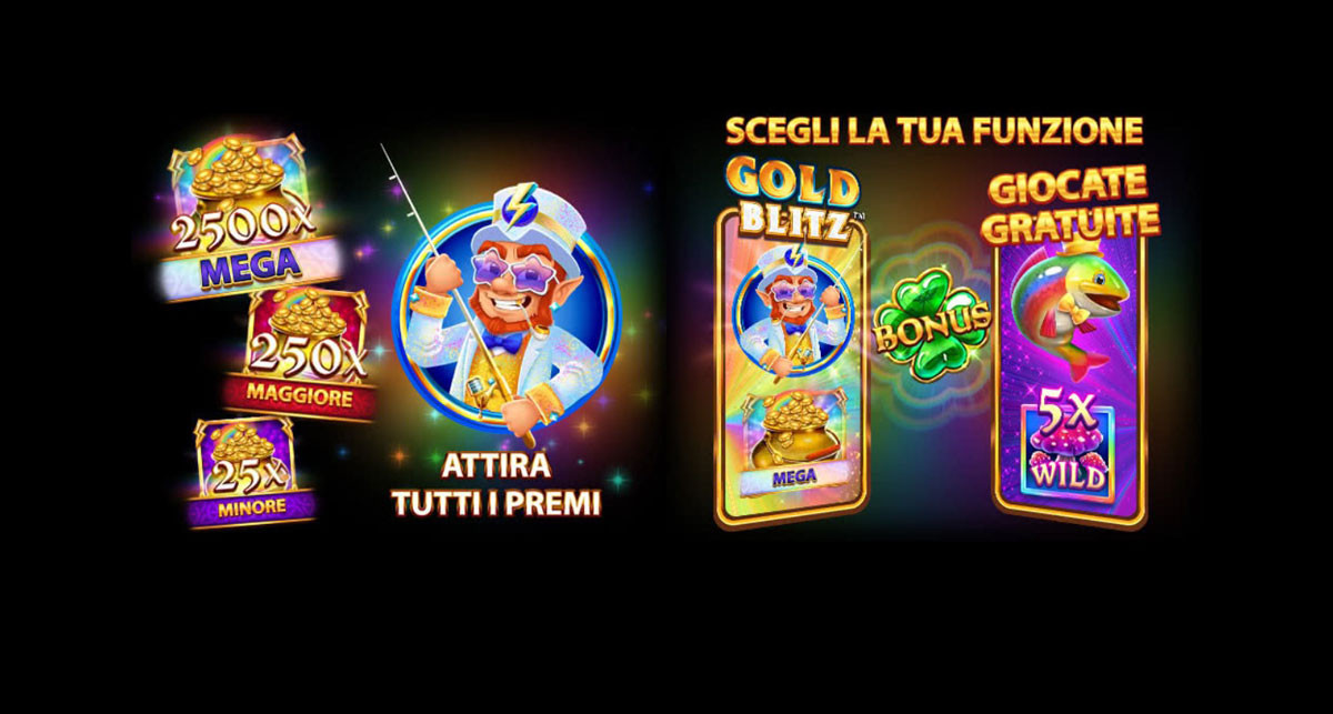 Fishin Bigger Pots Of Gold Gold Blitz Schermata Iniziale - -