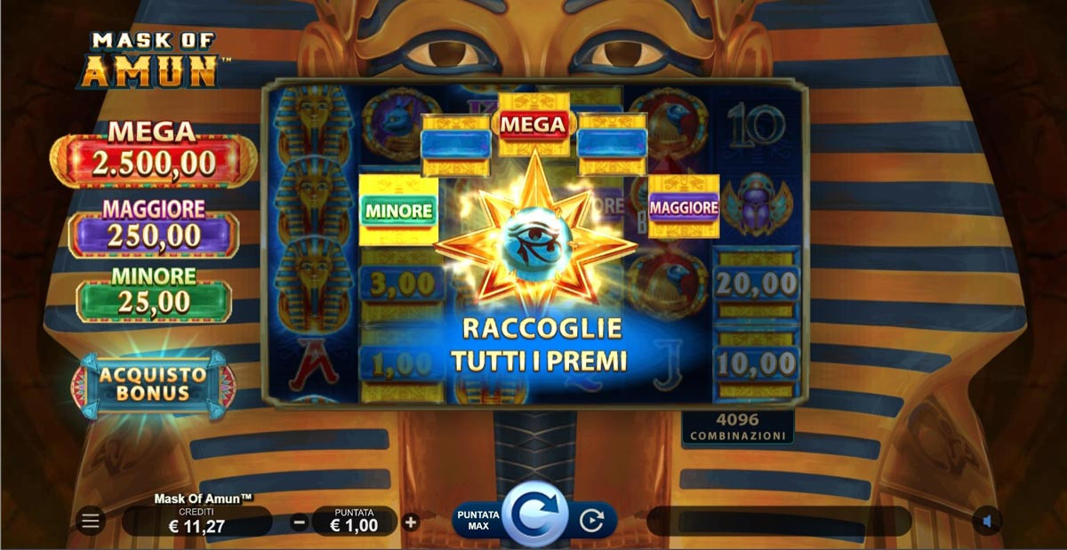 Mask Of Amun Schermata Iniziale - -