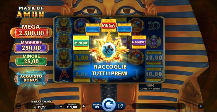 Mask Of Amun Schermata Iniziale - -