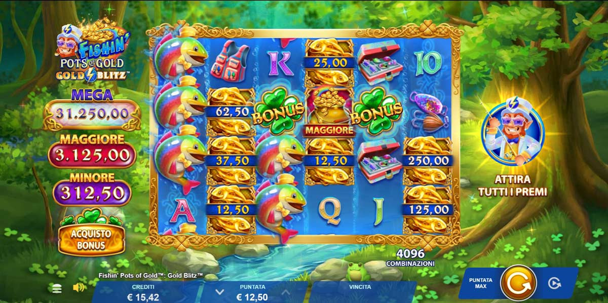 Fishin Bigger Pots Of Gold Gold Blitz Simboli - -