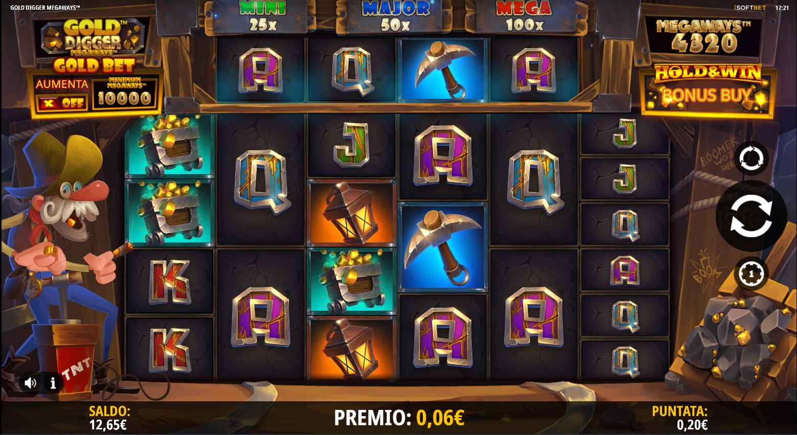 Gold Digger Megaways Simboli - -