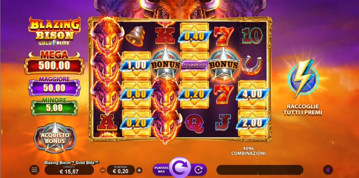 Blazing Bison Gold Blitz Simboli - -