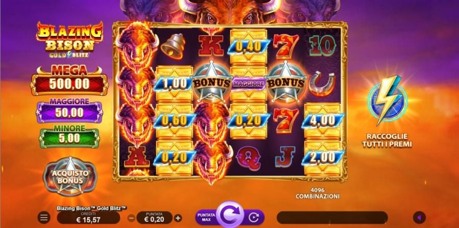 Blazing Bison Gold Blitz Simboli - -