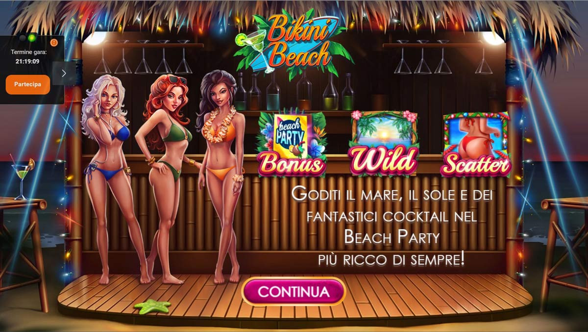 Bikini Beach Schermata Iniziale - -